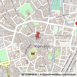 Mappa Via Giorgio Silva, 15, 27029 Vigevano, Pavia (Lombardia)