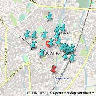 Mappa Piazza Martiri della Liberazione, 27029 Vigevano PV, Italia (0.387)