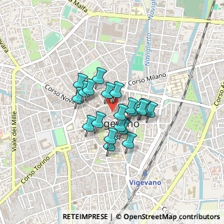 Mappa Piazza Martiri della Liberazione, 27029 Vigevano PV, Italia (0.2765)