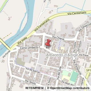 Mappa Piazza Unita' D'italia, 12, 37041 Albaredo d'Adige, Verona (Veneto)