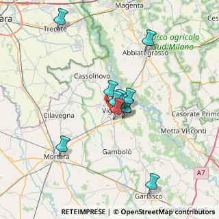 Mappa Via Milazzo, 27029 Vigevano PV, Italia (5.41167)