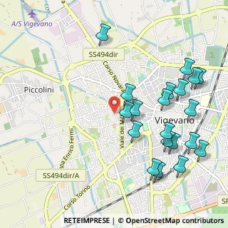 Mappa Via Milazzo, 27029 Vigevano PV, Italia (1.174)