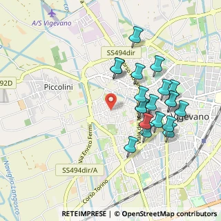 Mappa Via Capua, 27029 Vigevano PV, Italia (0.921)