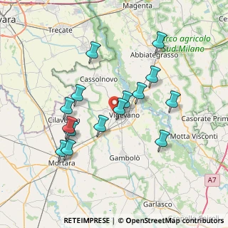 Mappa Via Vallere, 27029 Vigevano PV, Italia (6.98533)