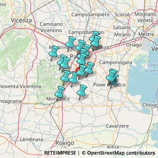 Mappa Viale delle Olimpiadi, 35020 Maserà di Padova PD, Italia (9.833)