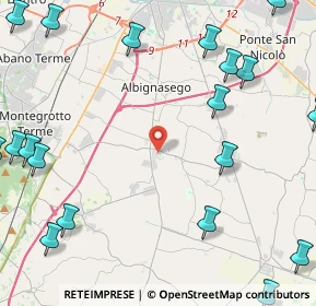 Mappa Viale delle Olimpiadi, 35020 Maserà di Padova PD, Italia (6.712)