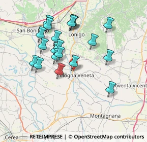 Mappa Via S. Michele, 37044 Cologna Veneta VR, Italia (7.083)