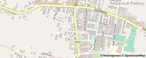 Mappa Maserà di Padova