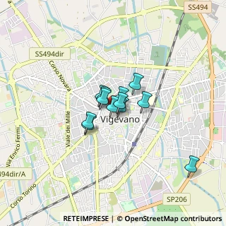 Mappa Via Giorgio Silva, 27029 Vigevano PV, Italia (0.46167)