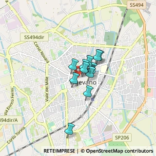 Mappa Via Giorgio Silva, 27029 Vigevano PV, Italia (0.46583)