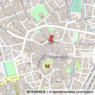 Mappa Via Giorgio Silva,  26, 27029 Vigevano, Pavia (Lombardia)