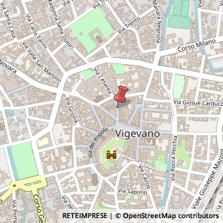Mappa Via Giorgio Silva, 20, 27029 Vigevano, Pavia (Lombardia)