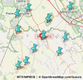Mappa Via San Quirico, 27015 Landriano PV, Italia (4.63667)