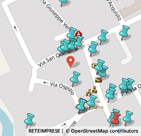 Mappa Via San Quirico, 27015 Landriano PV, Italia (0.06786)