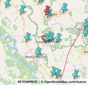 Mappa Via Achille Grandi, 27022 Casorate Primo PV, Italia (5.495)