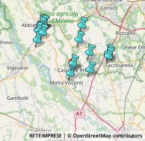 Mappa Via Achille Grandi, 27022 Casorate Primo PV, Italia (8.0325)