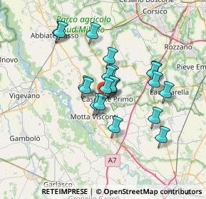 Mappa Via Achille Grandi, 27022 Casorate Primo PV, Italia (5.482)