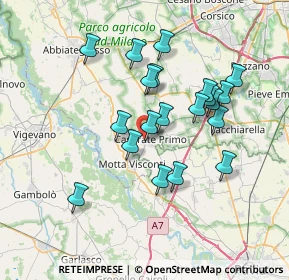Mappa Via Achille Grandi, 27022 Casorate Primo PV, Italia (6.48)