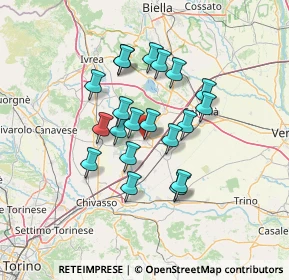 Mappa Via Garibaldi, 13043 Cigliano VC, Italia (10.862)