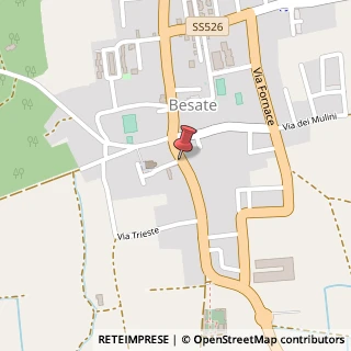 Mappa Via Duca Umberto Visconti di Modrone, 1, 20080 Besate, Milano (Lombardia)