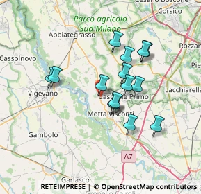 Mappa Via Pietro Nenni, 20080 Besate MI, Italia (5.694)