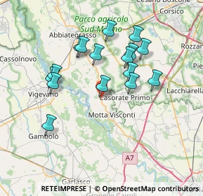 Mappa Via Pietro Nenni, 20080 Besate MI, Italia (6.75063)