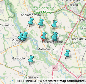 Mappa Via Pietro Nenni, 20080 Besate MI, Italia (6.04917)