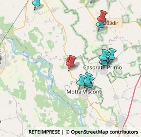 Mappa Via Pietro Nenni, 20080 Besate MI, Italia (5.23125)