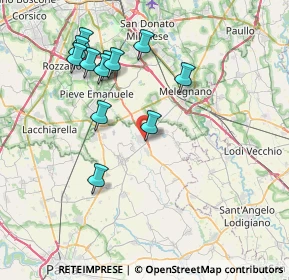 Mappa Via Fratelli Cairoli, 27015 Landriano PV, Italia (7.76083)