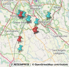 Mappa Via Fratelli Cairoli, 27015 Landriano PV, Italia (7.05929)