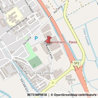 Mappa Via F.lli Cairoli, 27015 Landriano PV, Italia, 27015 Landriano, Pavia (Lombardia)