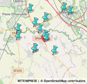 Mappa Via Fratelli Cairoli, 27015 Landriano PV, Italia (3.55308)