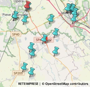 Mappa Via Fratelli Cairoli, 27015 Landriano PV, Italia (5.2145)