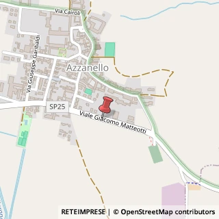 Mappa Via Giacomo Matteotti, 26010 Azzanello CR, Italia, 26010 Azzanello, Cremona (Lombardia)
