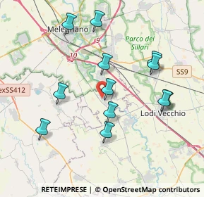 Mappa Via Tiziano Vecellio, 26852 Casaletto Lodigiano LO, Italia (3.74583)