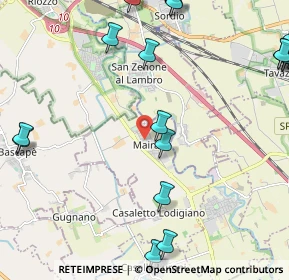 Mappa Via Tiziano Vecellio, 26852 Casaletto Lodigiano LO, Italia (3.2255)