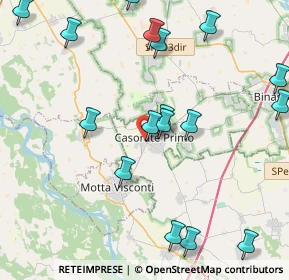 Mappa Via Don Luigi Sturzo, 27022 Casorate Primo PV, Italia (5.4735)