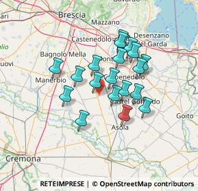 Mappa Via Kennedy, 25010 Isorella BS, Italia (11.0435)