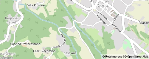 Mappa Corio