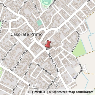 Mappa Viale Don Bosco, 8, 27021 Casorate Primo, Pavia (Lombardia)