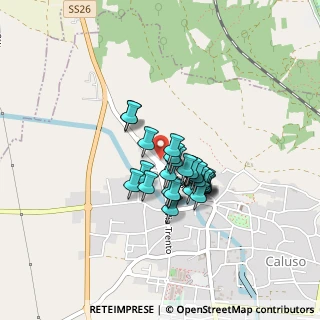 Mappa Via Guglielmo Marconi, 10014 Caluso TO, Italia (0.29286)