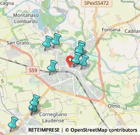 Mappa 26900 Lodi LO, Italia (1.94727)