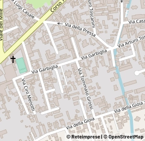 Mappa Via T. Grossi, 27029 Vigevano PV, Italia (0.175)