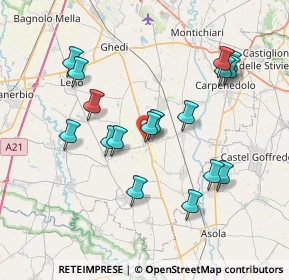 Mappa Via Cavour, 25010 Isorella BS, Italia (7.39588)