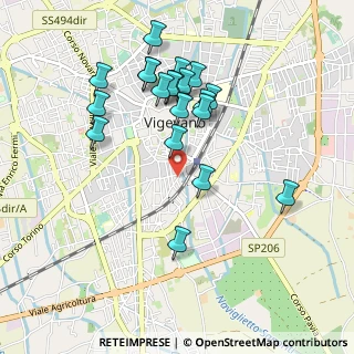 Mappa Via S. Maria, 27029 Vigevano PV, Italia (0.9305)