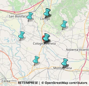 Mappa Via Cavour, 37044 Cologna Veneta VR, Italia (6.72714)