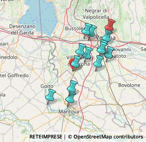 Mappa Via San Lorenzo, 37060 Mozzecane VR, Italia (12.28857)