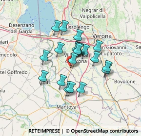 Mappa Via San Lorenzo, 37060 Mozzecane VR, Italia (10.324)