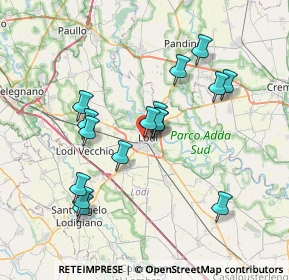 Mappa Piazzale Fiume, 26900 Lodi LO, Italia (6.65563)