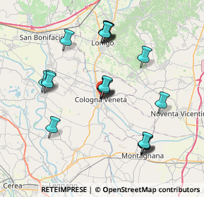 Mappa Via Nicola Domenico Cardo, 37044 Cologna Veneta VR, Italia (7.342)